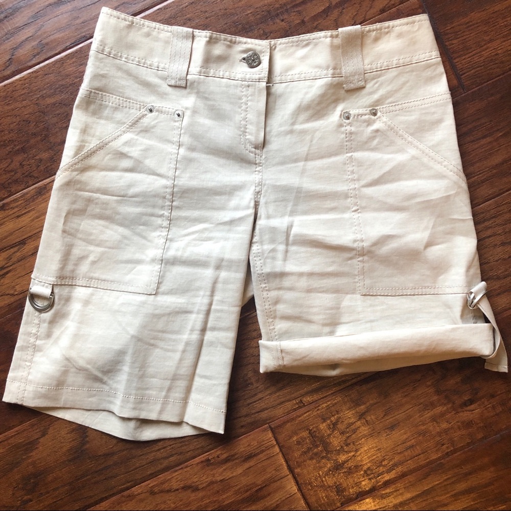 🤩 Elie Tahari Size 6 Adjustable Length Shorts